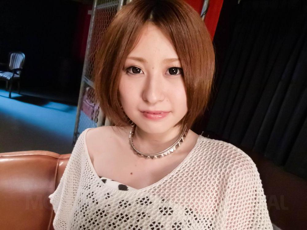 15P Japanese redhead Ruri Haruka is left with a messy pussy after an intense fuck