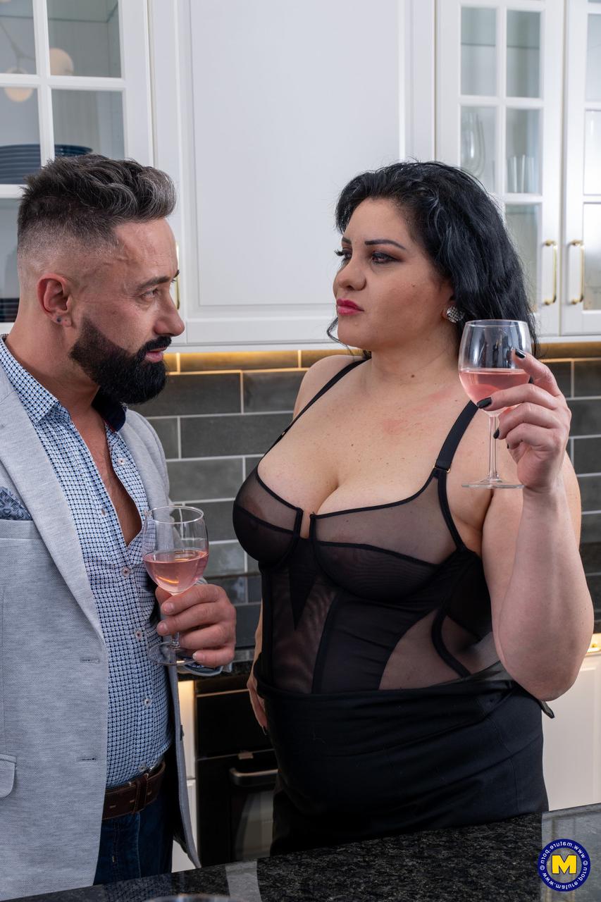 20P Thick Italian MILF Lucrezia Parisi shows her big tits and gets rammed