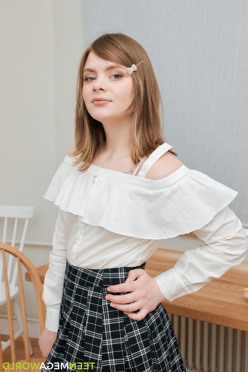 20P Schoolgirl Lesya Milk enjoys wild hardcore sex with an old teacher