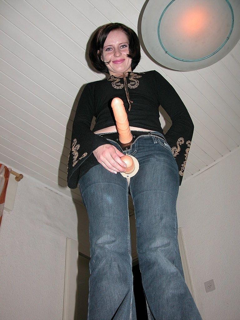 20P Femdom Helen Sykes strips naked while playing with her BDSM sex toy