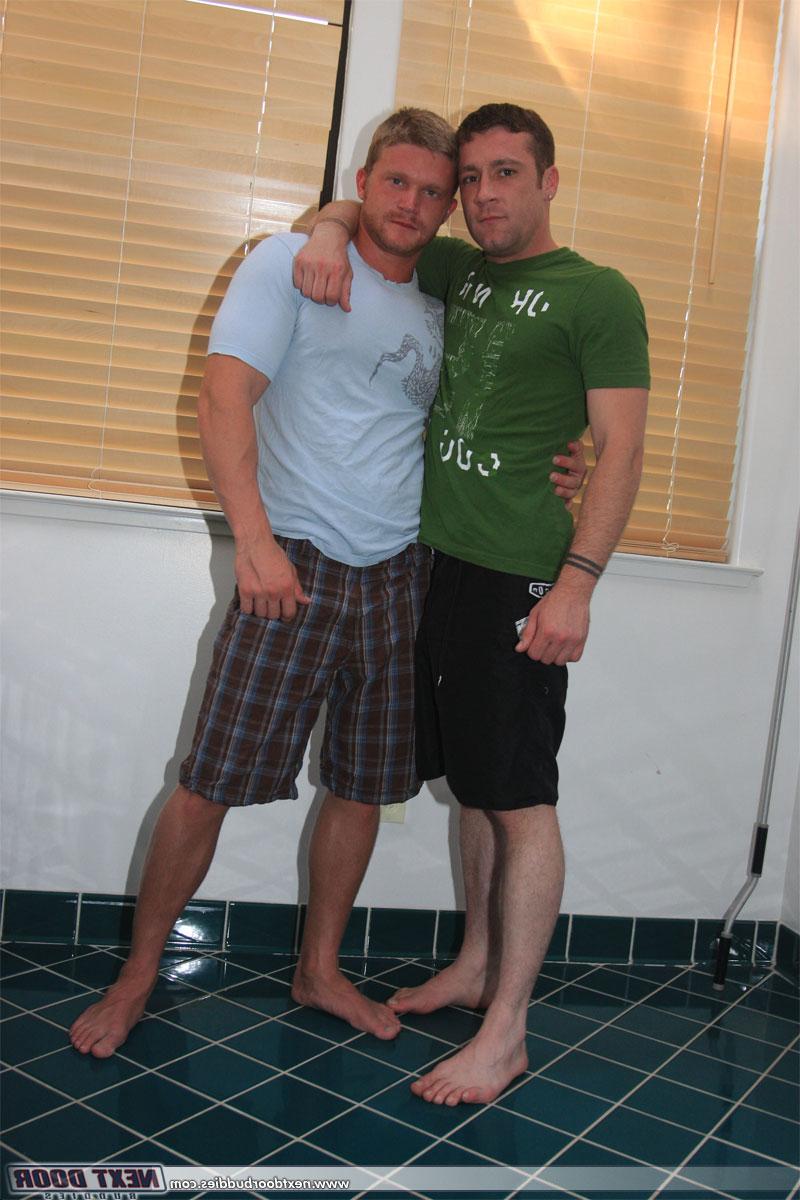 20P Blonde twink Marcus gives stud Trevor Knight a BJ before getting ass fucked