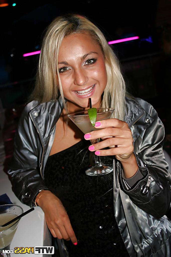 16P Seductive blonde babes get picked up and go naughty with a lucky guy