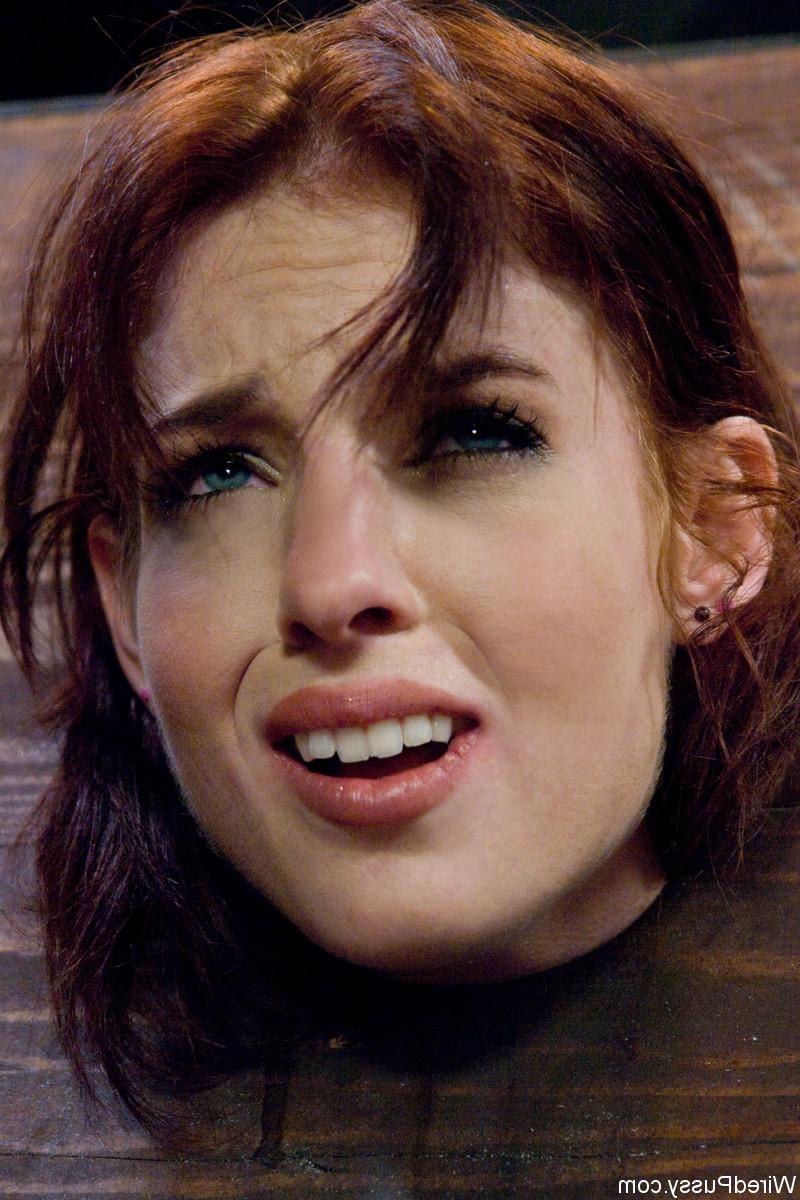 20P Redheaded slave Riley Shy gets dominated & spanked by Princess Donna Dolore