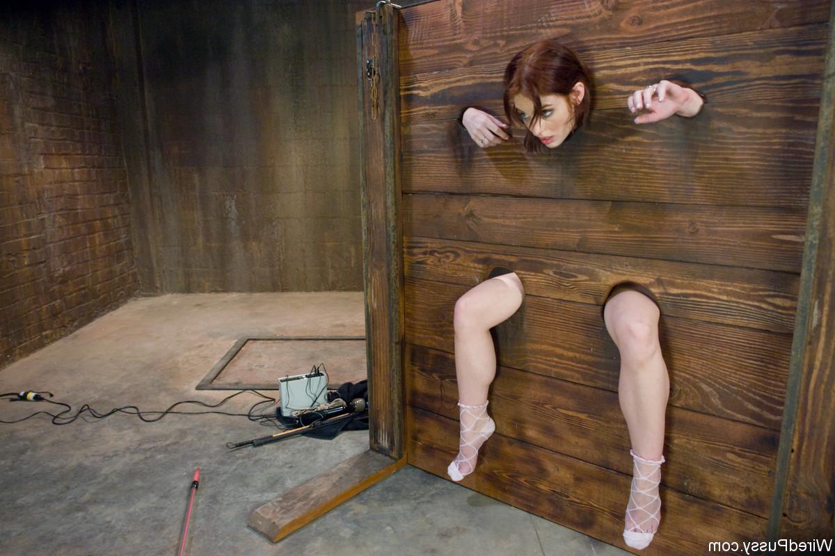 20P Redheaded slave Riley Shy gets dominated & spanked by Princess Donna Dolore