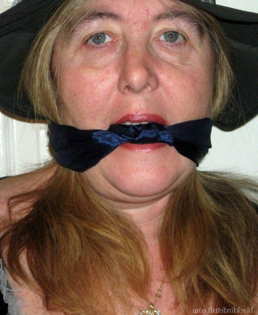 16P Compilation of mature ladies being restrained with rope at Halloween