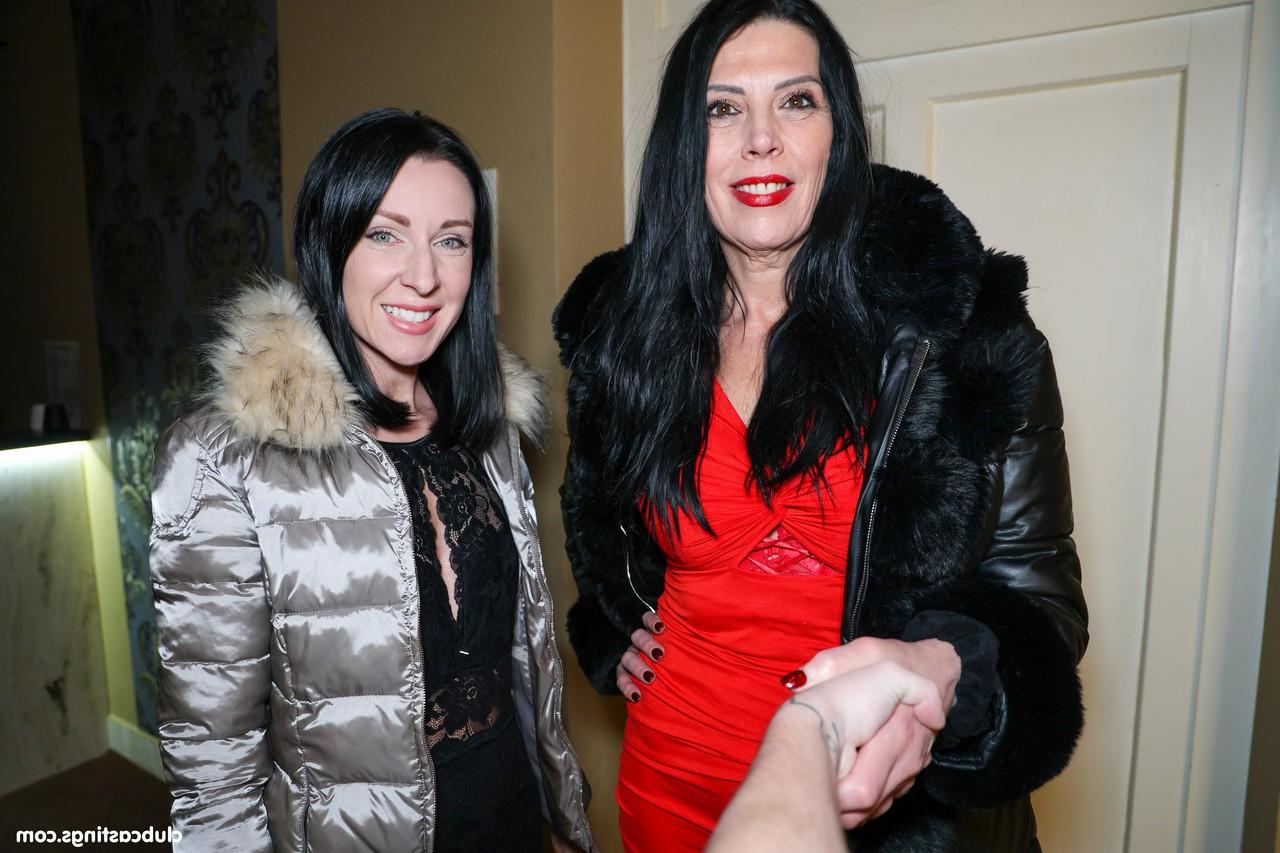20P Die brünetten Schlampen Claudia Xenia Nice und Linda Caprice ficken in einem Nachtclub zu dritt