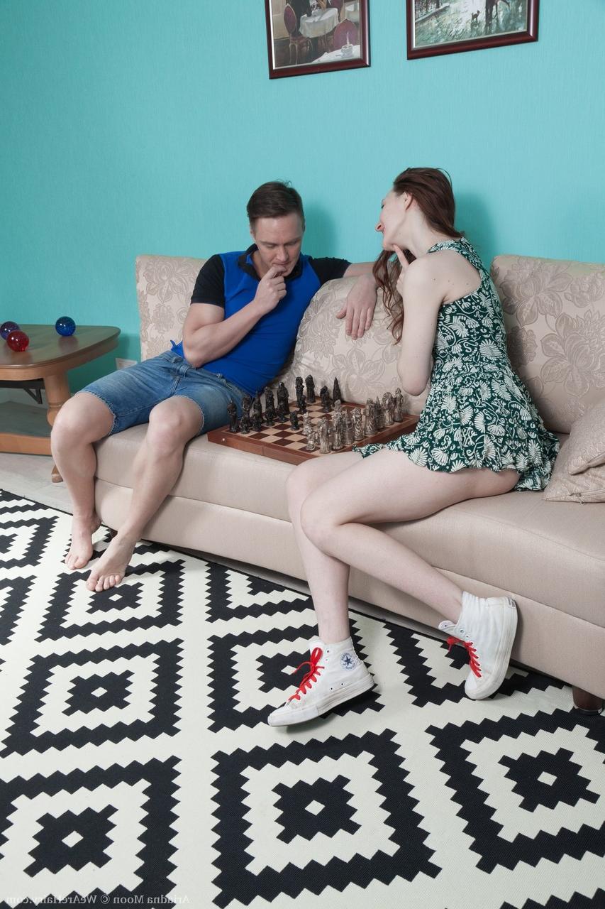 18P Horny Russian ginger Ariadna Moon lets her cute boyfriend bang her shaggy cunt