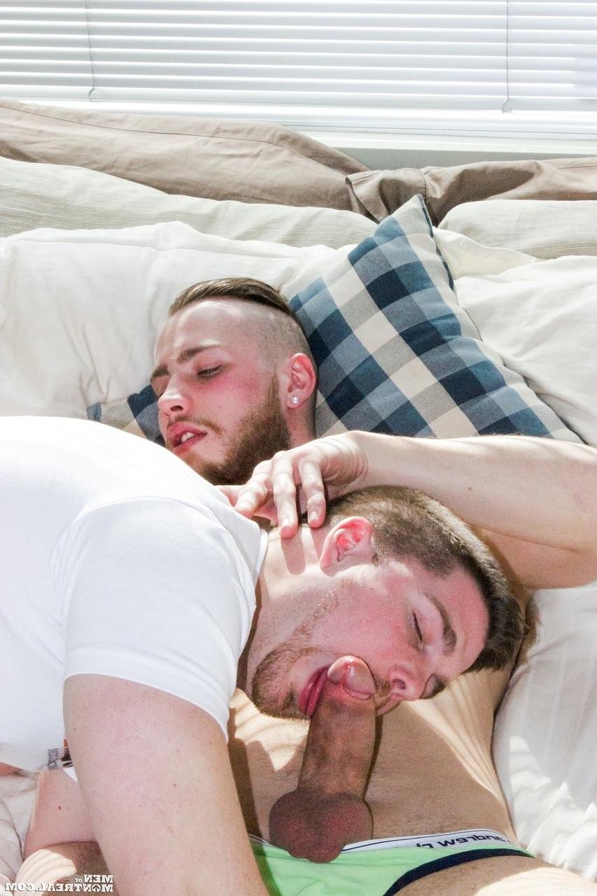 15P Gay hunks Marko Lebeau & Kyle Champagne give each other head & have anal sex