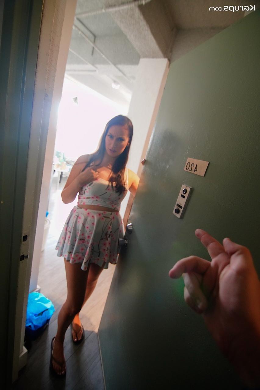 18P Brunette MILF Tiffany Cane engages in POV sex with her next-door neighbour