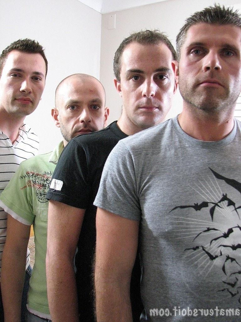 20P Gay hunks Branco Bronco & Sam Meat have oral sex in a wild foursome