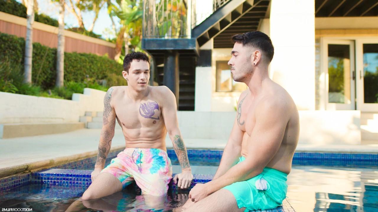 20P Gay hunks Jayden Marcos & Nico Coopa suck each other's dick & have anal sex