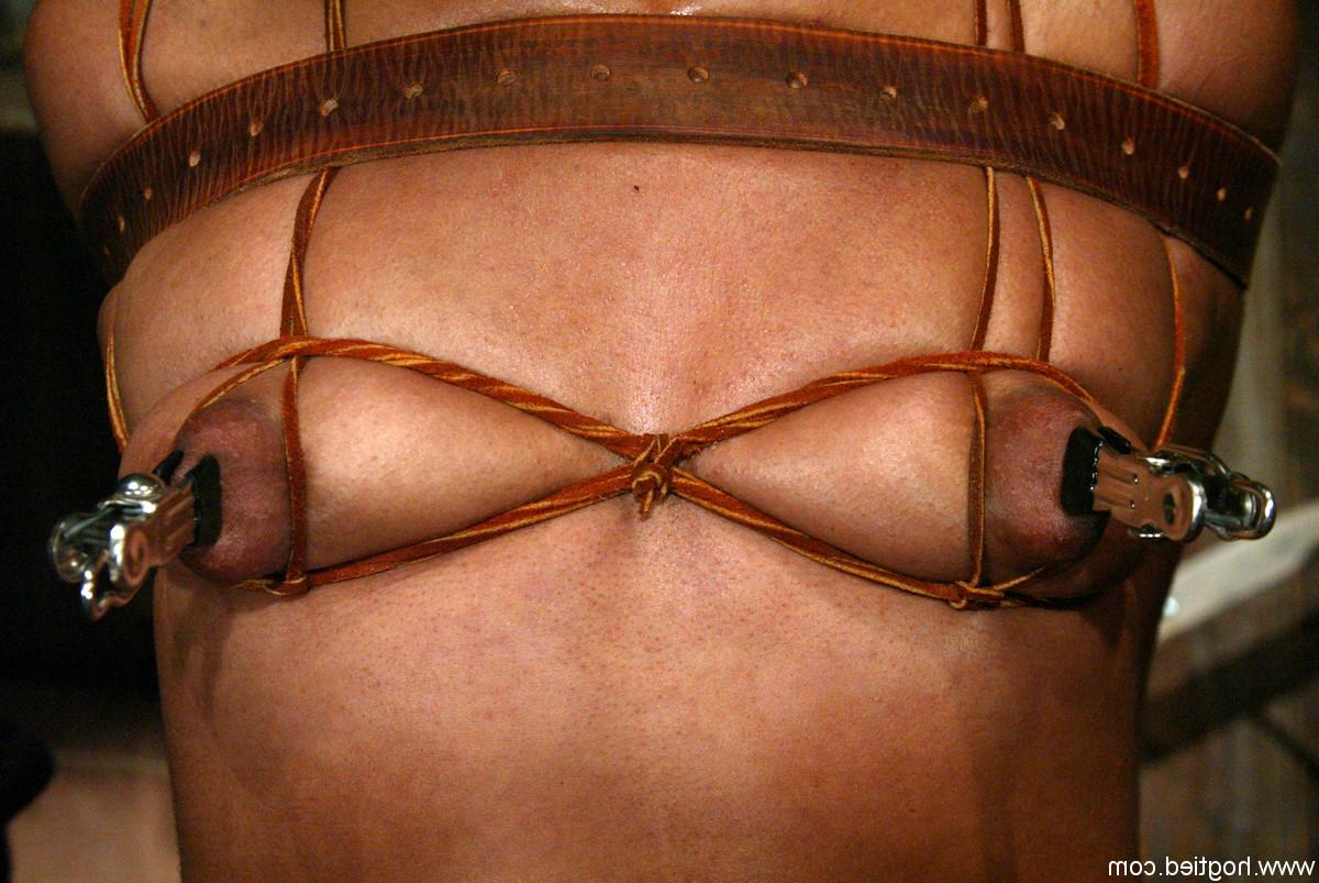 20P Bound and ball-gagged ebony MILF reaches orgasm while sitting on a Sybian