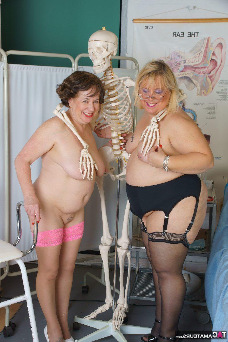 16P British fatty Lexie Cummings engages in lesbian play with an older plumper