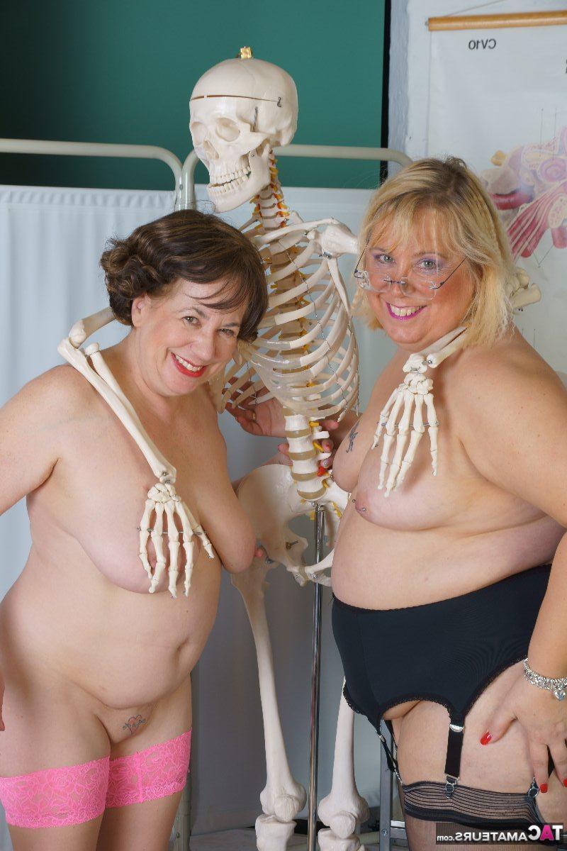 16P British fatty Lexie Cummings engages in lesbian play with an older plumper