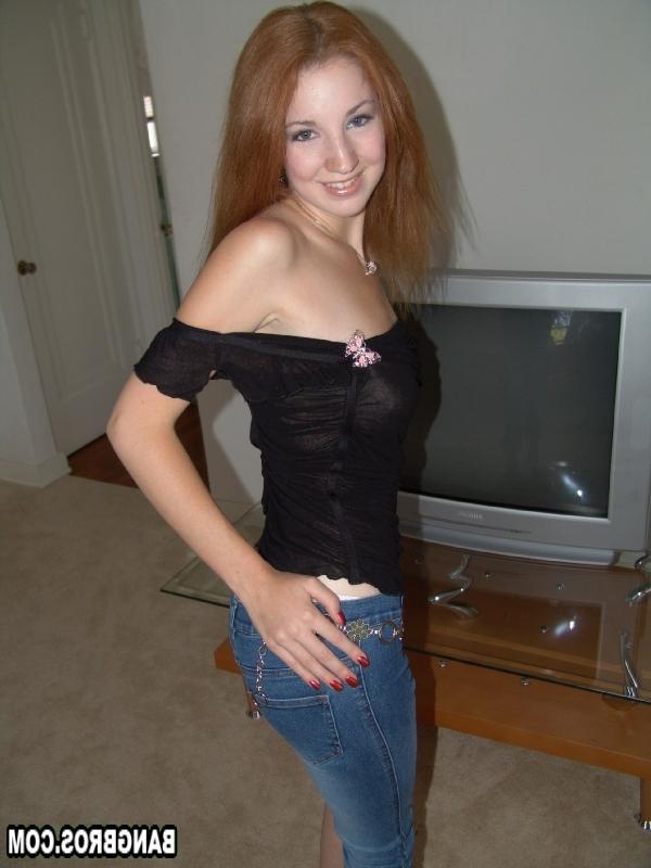 20P Hot ginger Stefanie Renee swallows Preston Parker's cumload after giving a BJ
