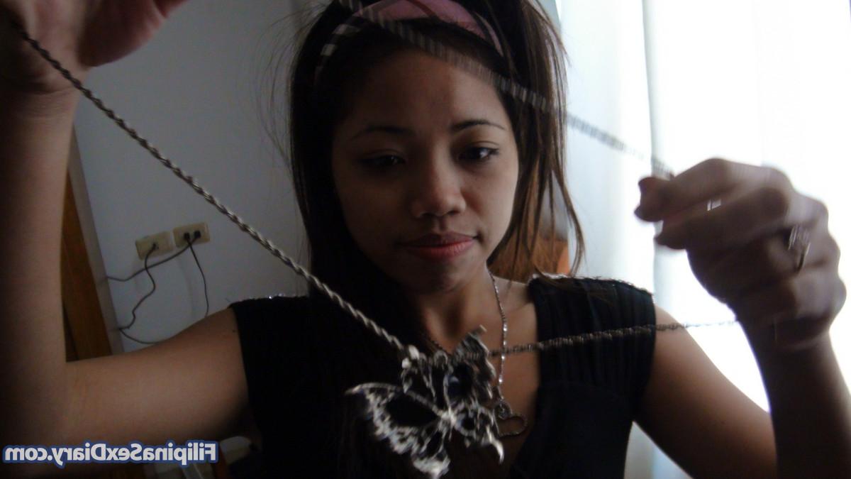 20P Adorable Asian babe Floramie getting fucked and creampied in POV