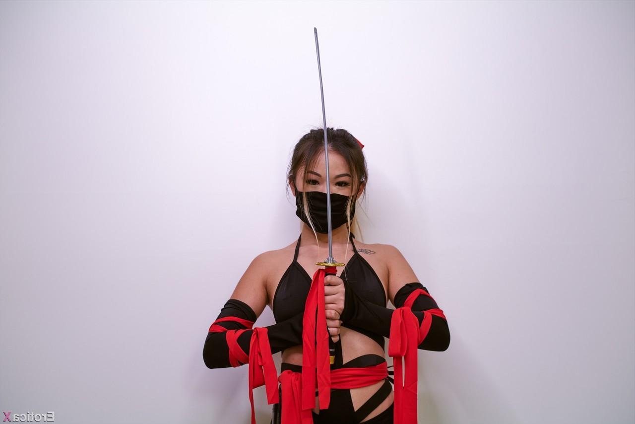 20P Petite Asian ninja Lulu Chu getting orally pleased and fucked hard