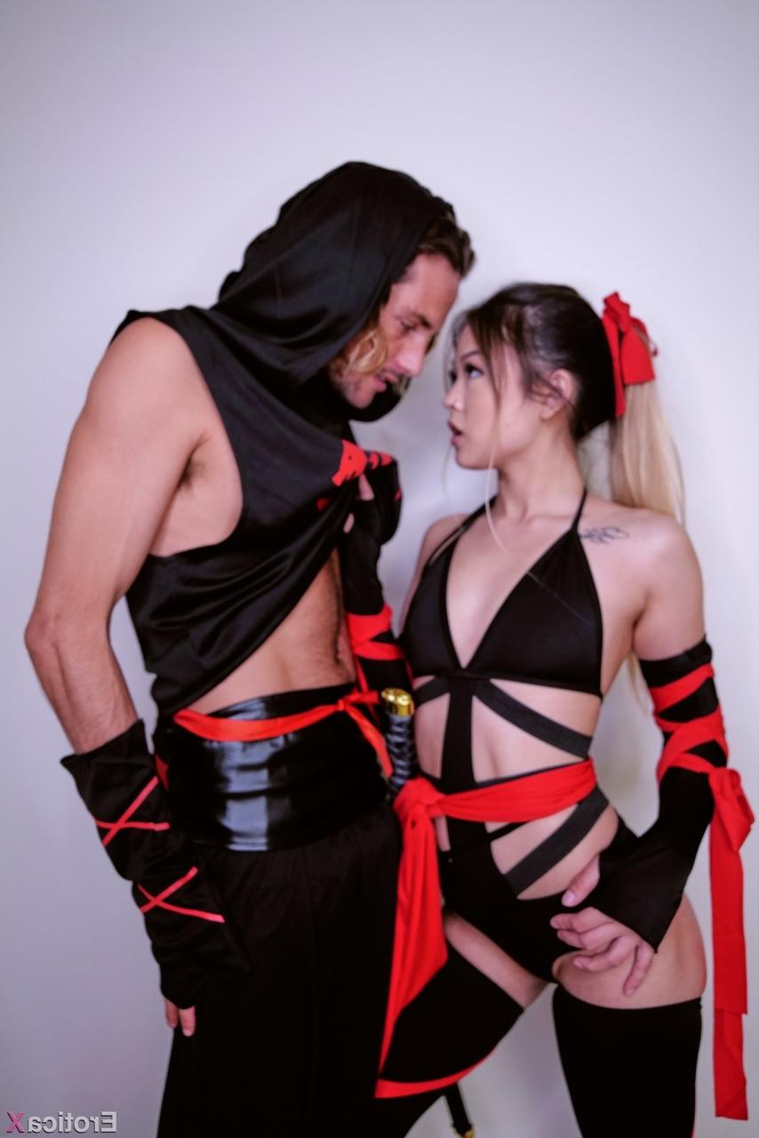 20P Petite Asian ninja Lulu Chu getting orally pleased and fucked hard