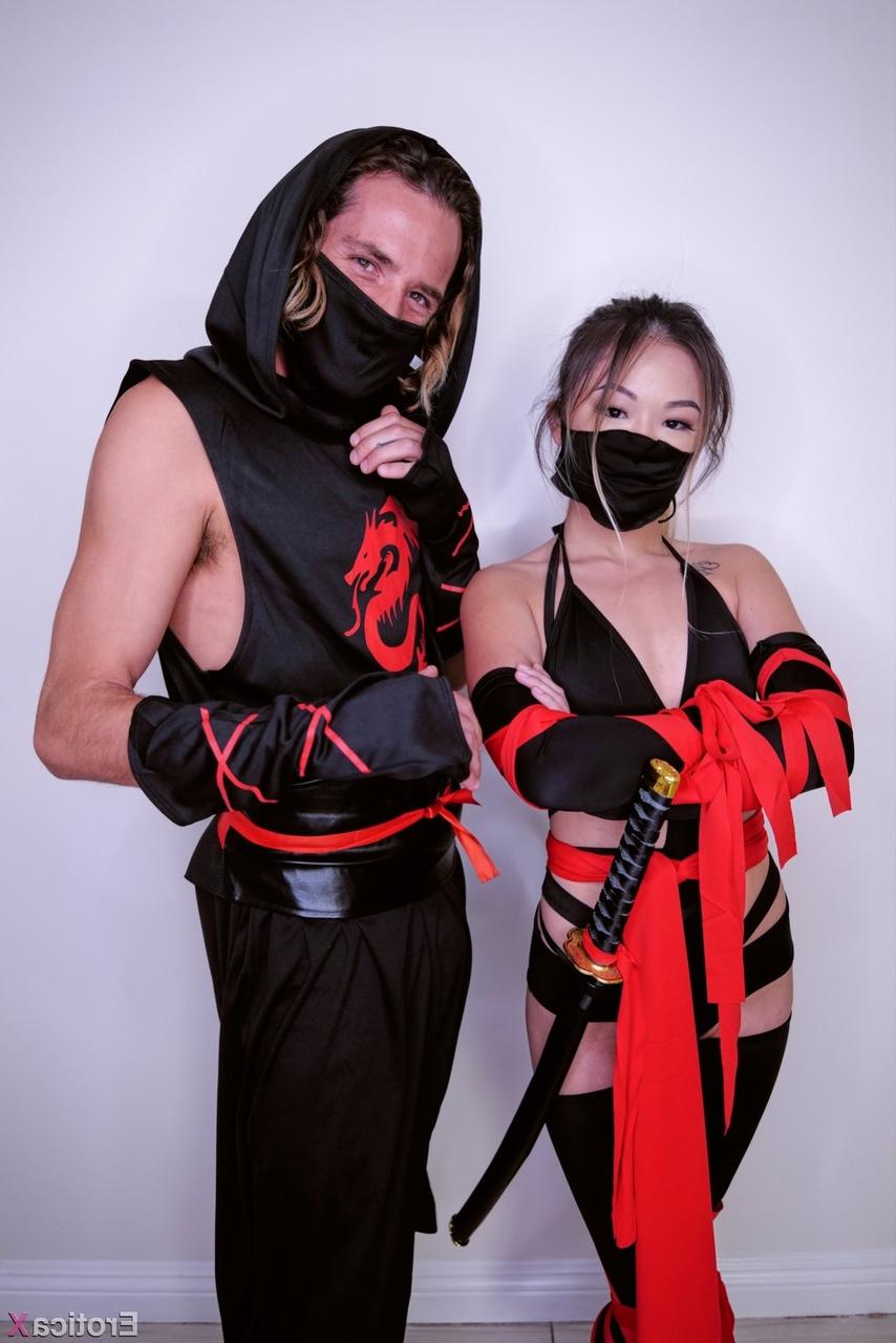20P Petite Asian ninja Lulu Chu getting orally pleased and fucked hard