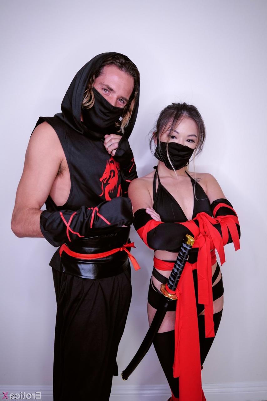 20P Petite Asian ninja Lulu Chu getting orally pleased and fucked hard