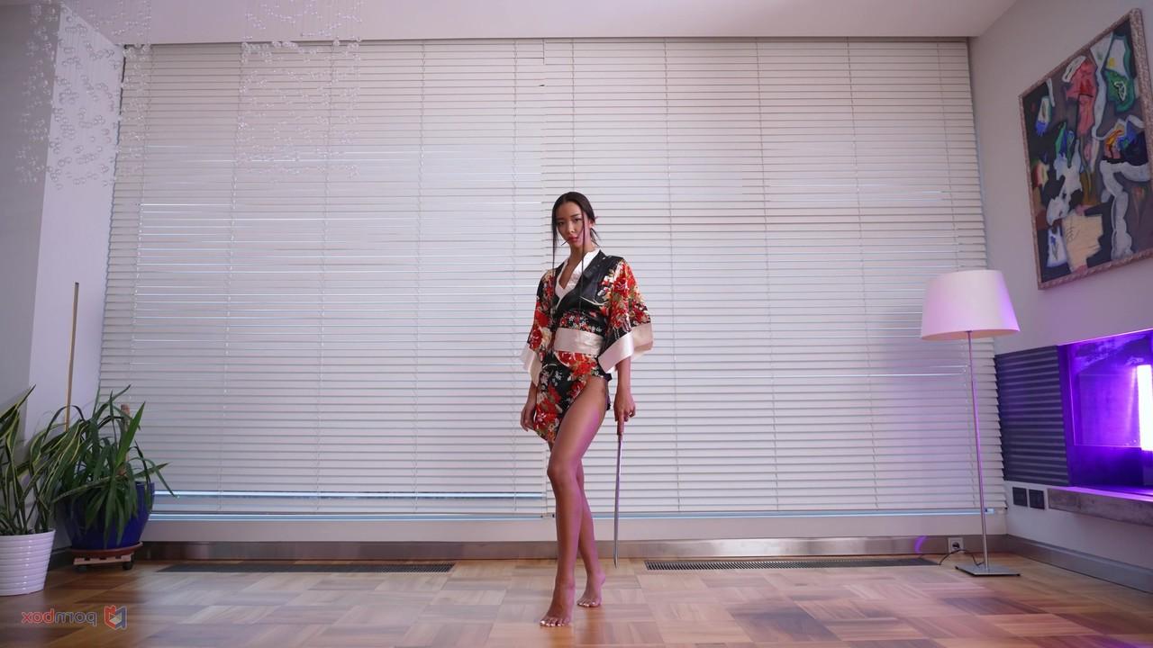 20P Skinny babe with a big booty Lia Lin enjoys hardcore anal sex with a hung stud