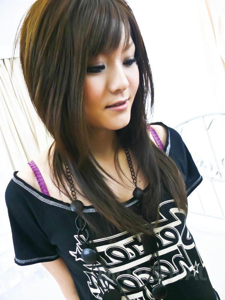 16P Japanese girl Huwari gets banged while wearing black knee high boots