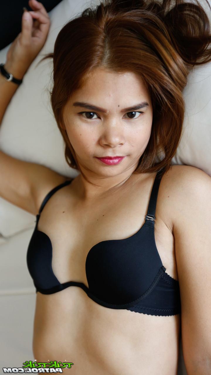 20P Pretty Thai babe with tiny tits Tam enjoys a strong penis in her trimmed pussy