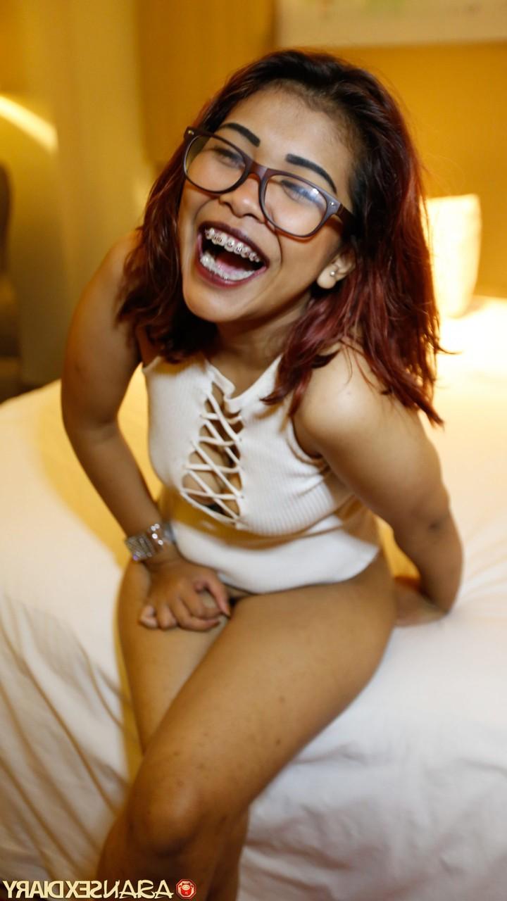 20P Charming Asian babe Lulu C enjoys POV hardcore sex after giving head