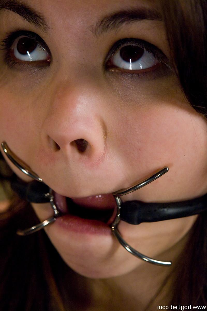 20P Tied up & ball-gagged teen with big tits Amy Aveline gets toyed and whipped