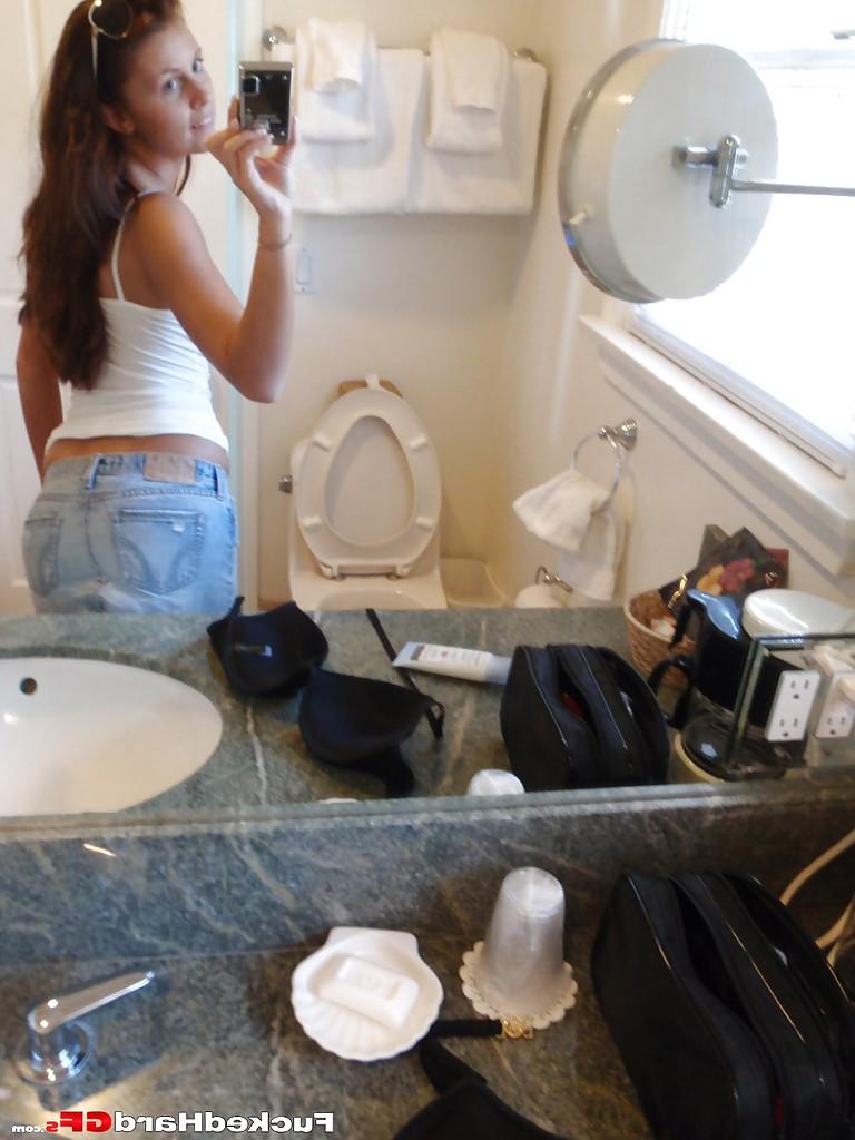 13P Pretty amateur Whitney likes to take selfies and show off her pussy