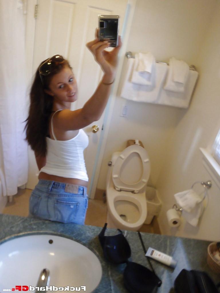 13P Pretty amateur Whitney likes to take selfies and show off her pussy