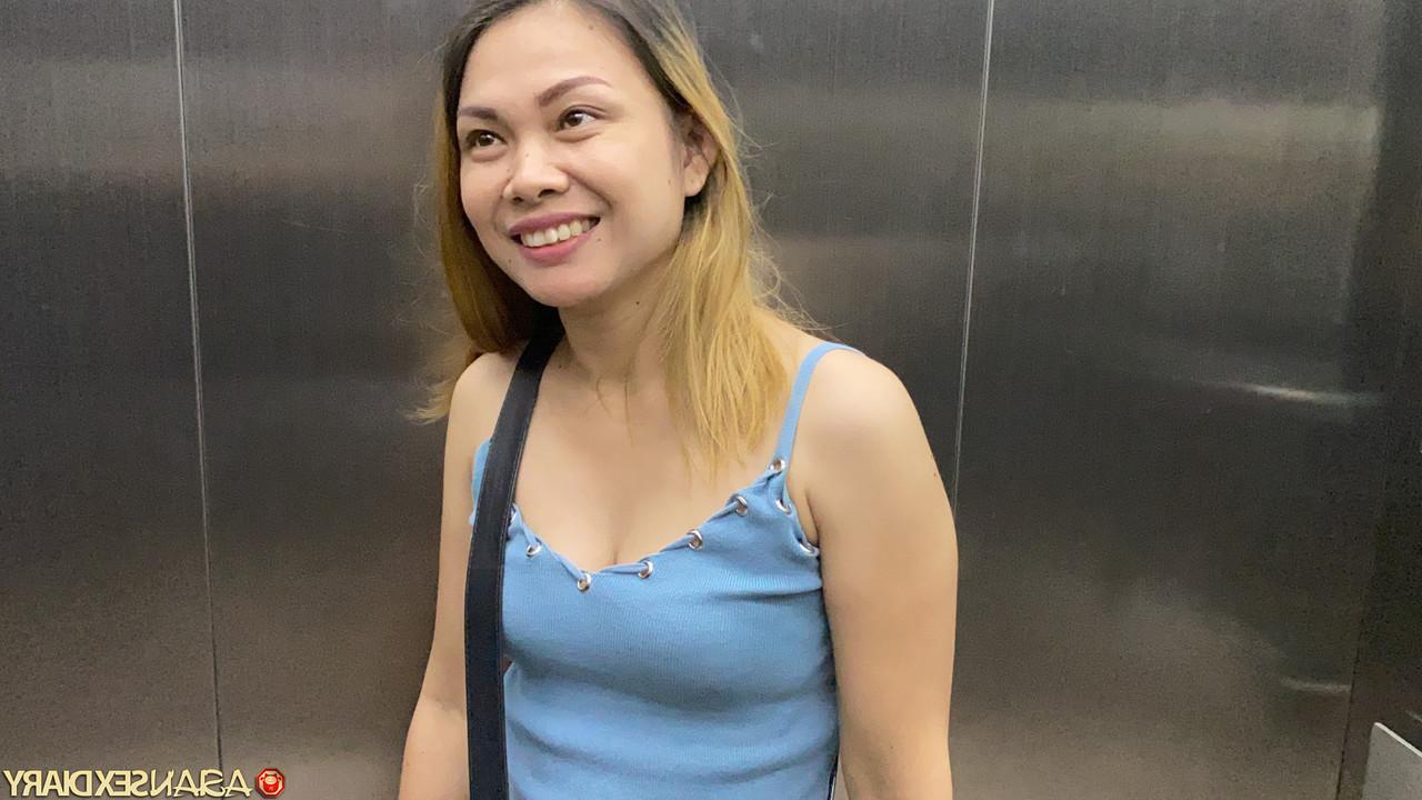 20P Chubby Asian babe Oan strips at the casting and enjoys POV sex with a stranger