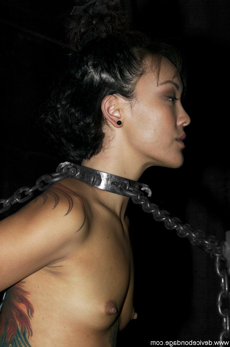 20P Asian babe Jandi Lin gets chained and punished by her harsh master