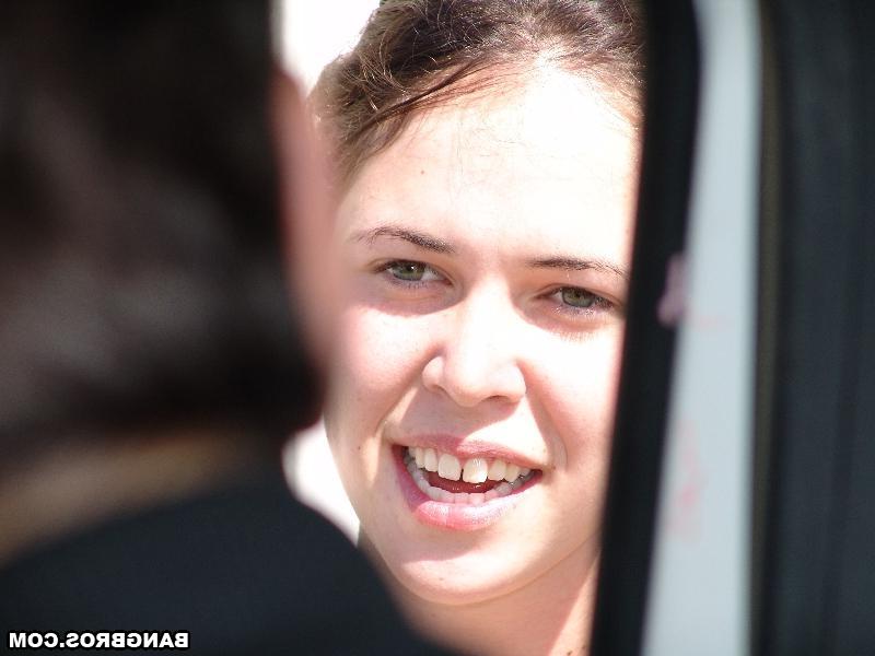 20P Busty American newbie Danika enjoys a hardcore doggy pounding in a van
