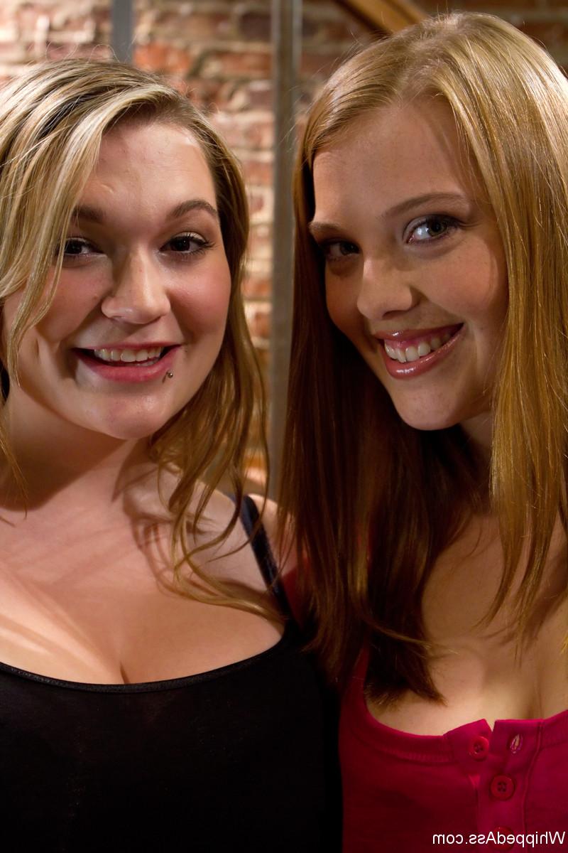20P Dirty domme Isis Love whips busty stepsisters with gagballs in their mouths