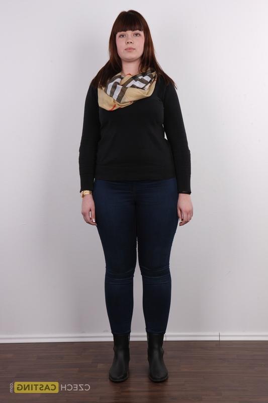 20P Amateur BBW Marta models with her clothes on and then completely naked too