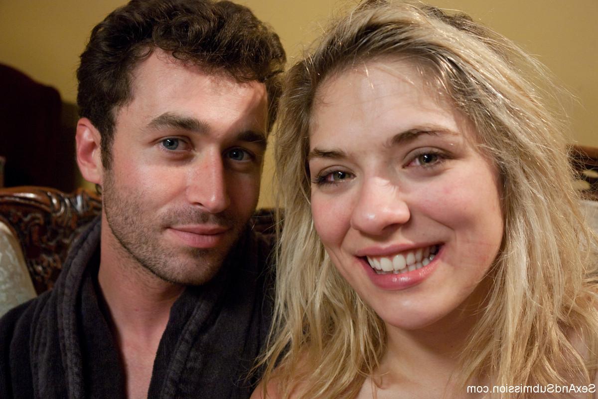 20P La rubia atada y amordazada Lia Lor es jugueteada, follada y facializada por James Deen