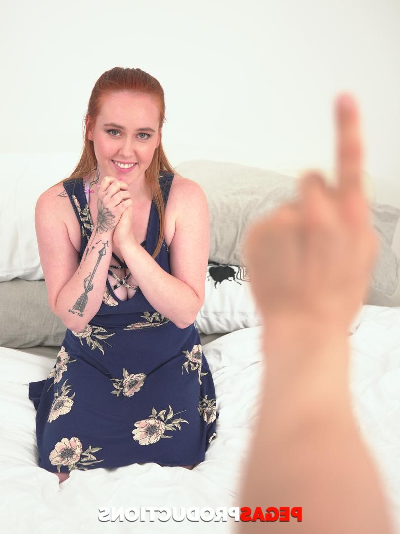 20P Chubby ginger Lexa Reed lets her stepdad grab her tits on the sofa