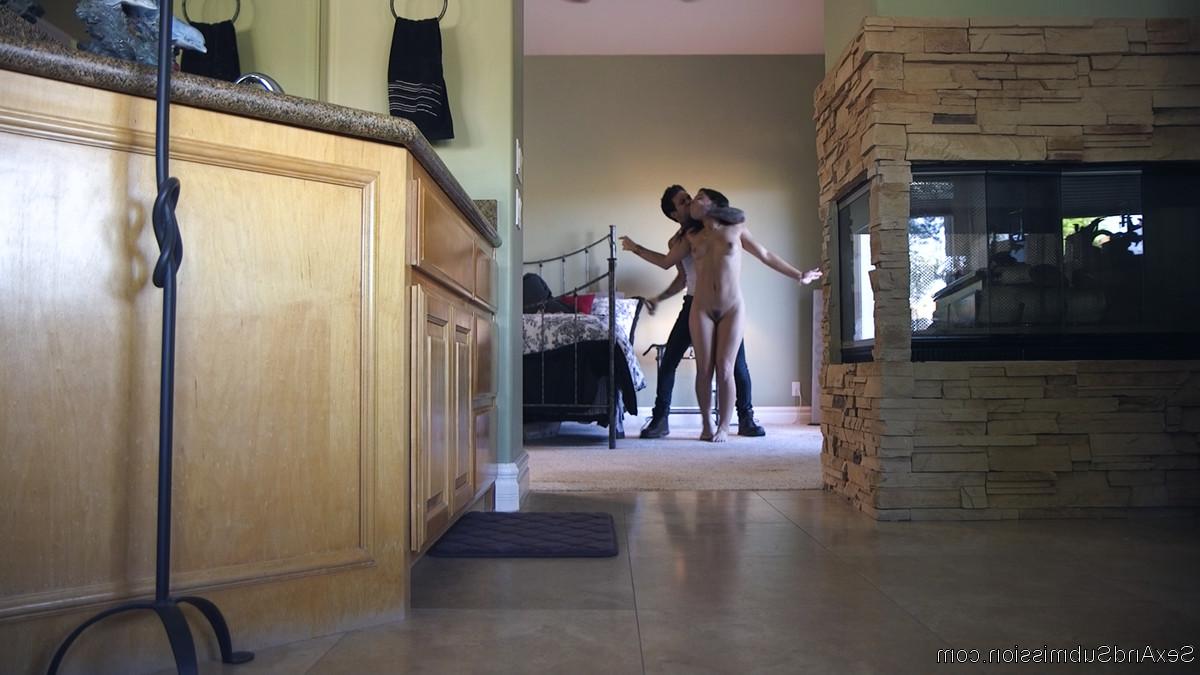 20P Brunette babe with a great ass Abella Danger gets pounded while tied to a bed
