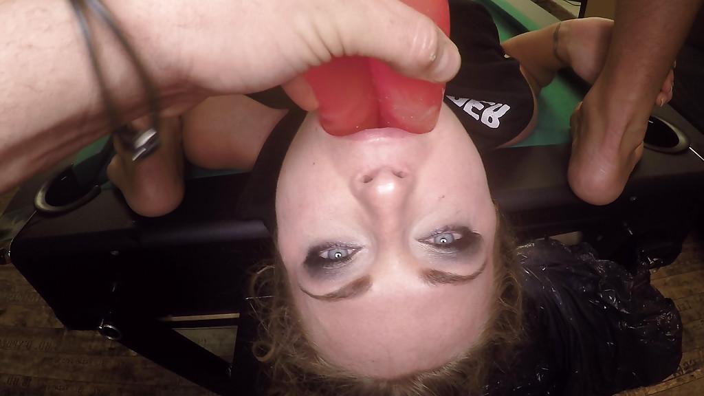 16P European BDSM model taking hardcore face fucking and filthy anal sex