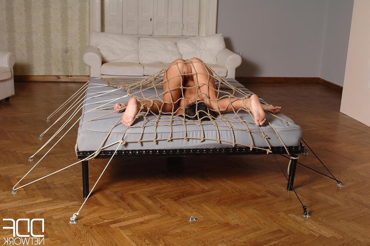20P Hungarian babe Melanie Memphis endures a doggystyle BDSM anal pounding