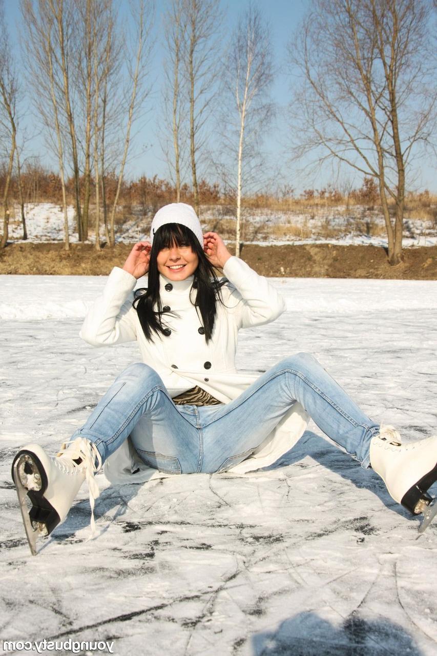 20P Teen with big tits Susan G gets stripped & fucked by her ice skating coach
