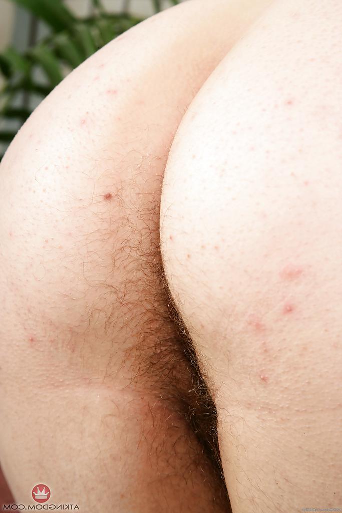 16P Mature fatty in glasses showing off hairy legs and underarms