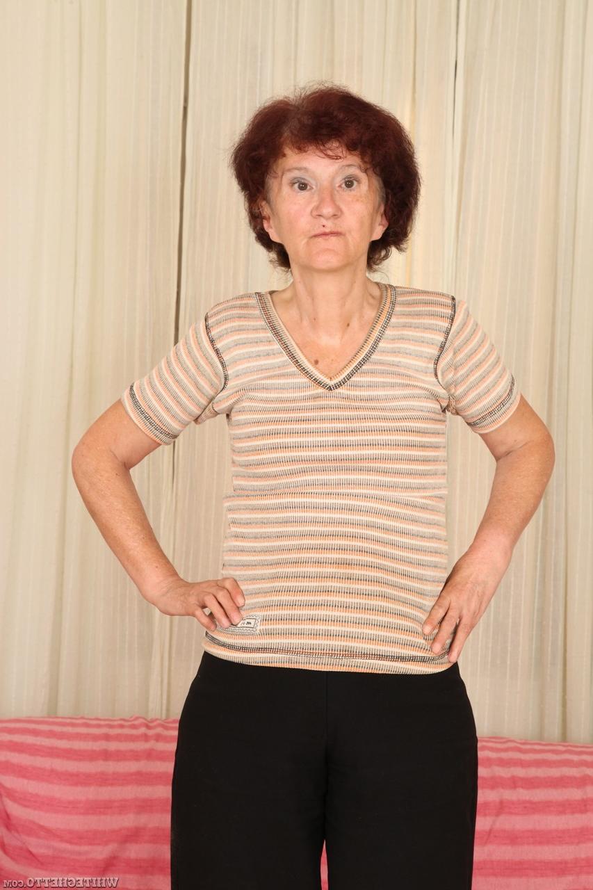 17P Skinny granny by the name of Marcelina practices interracial sex