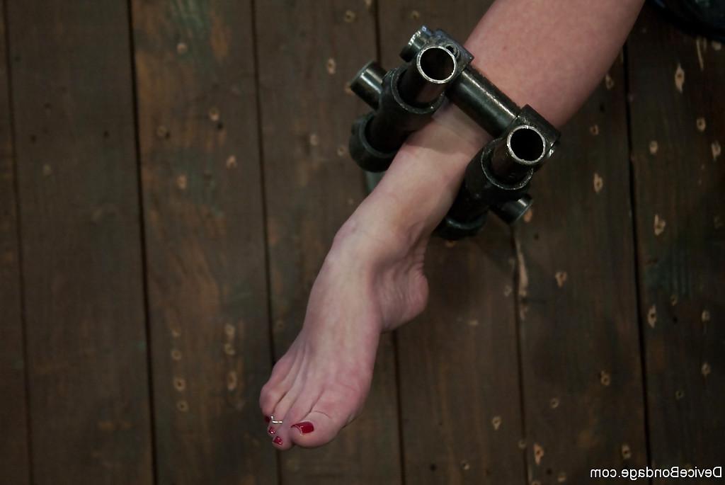 16P MILF Felony has her tits clamped while bound on a Sybian machine