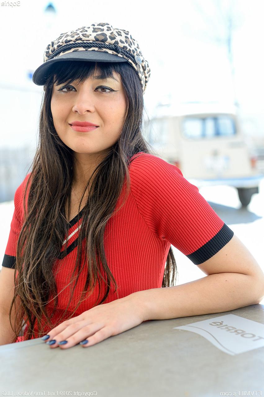 15P Asian amateur masturbates while inside of a vintage automobile