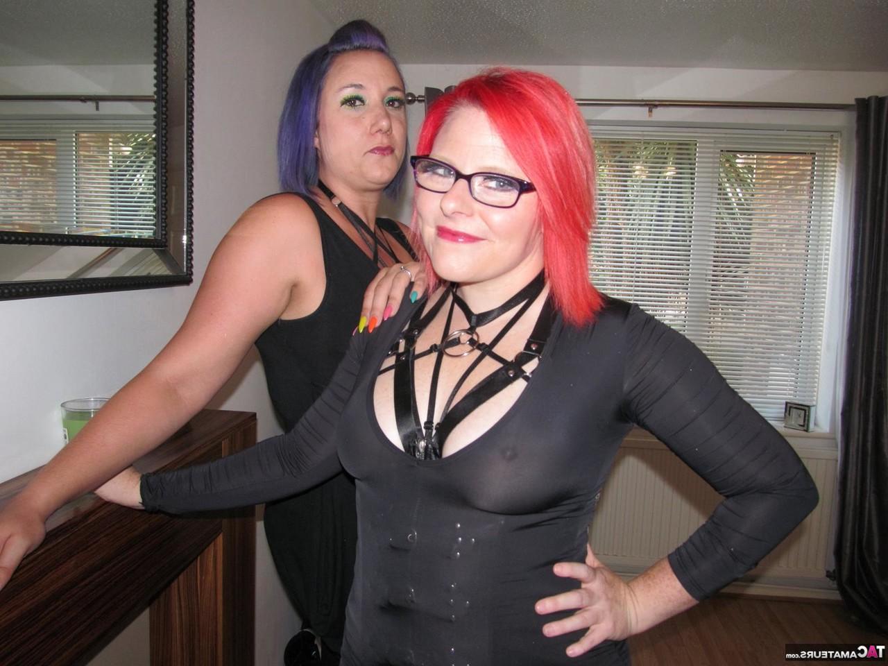 16P Mature lesbians partially disrobe during the course of sexual relations