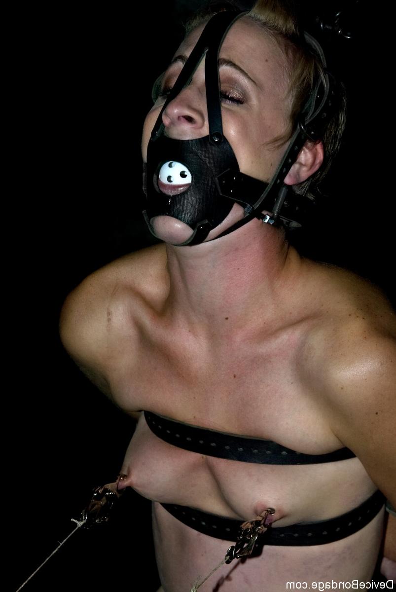 20P Blonde babe Dylan Ryan endures corporal punishment while naked in bondage