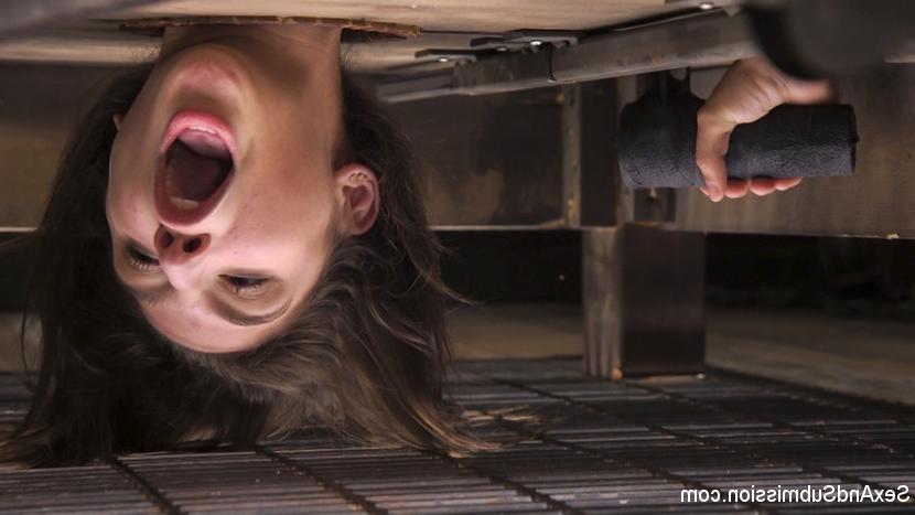 15P Abella Danger is helplessly restrained before giving a BJ and being shocked