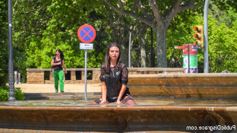 15P Submissive girl is spit roasted in public before sucking cock in a bar